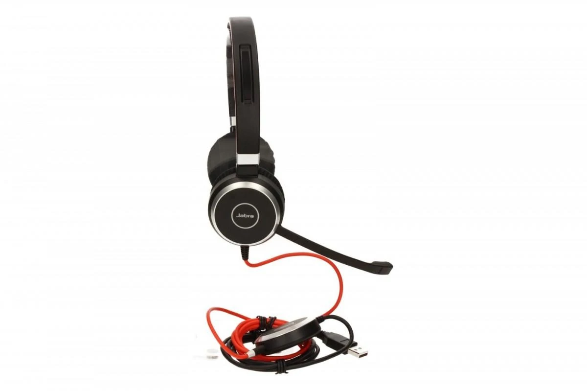 Ausinės Grandstream JABRA EVOLVE 40 MS Stereo USB su lankeliu ant galvos triukšmo slopinimas USB jungtis su užtildymo mygtuku ir garsumo valdymu ant laido