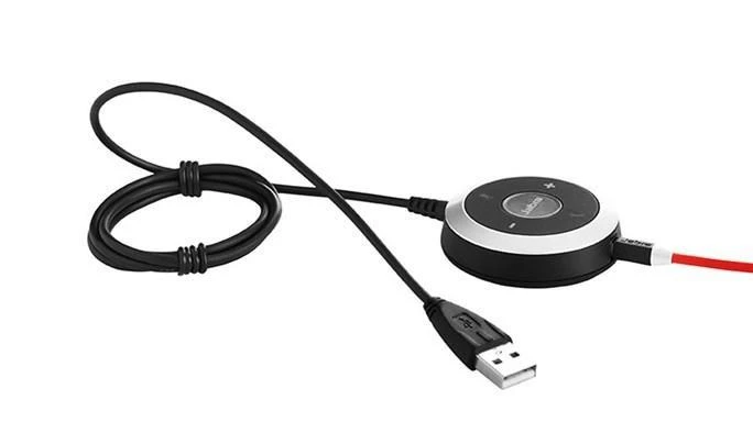 Ausinės Grandstream JABRA EVOLVE 40 MS Stereo USB su lankeliu ant galvos triukšmo slopinimas USB jungtis su užtildymo mygtuku ir garsumo valdymu ant laido