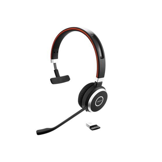 Ausinės Jabra Evolve 65 SE - UC Mono su įkrovimo stovais