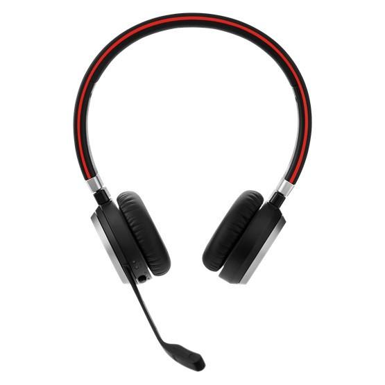 Jabra Evolve 65 UC Stereo - Ausinės - su lankeliu ant galvos - Office/Call center - Juodas - Dvipusės - China