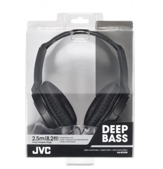 JVC HA-RX330-E Ausinės Su lankeliu Juoda