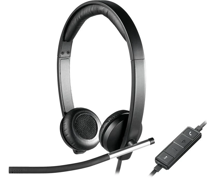 Universalios ausinės Logitech H650e, Stereo, su mikrofonu, USB jungtis