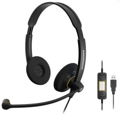 Sennheiser Epos SC 60 USB ausinės su mikrofonu ir valdymo pultu