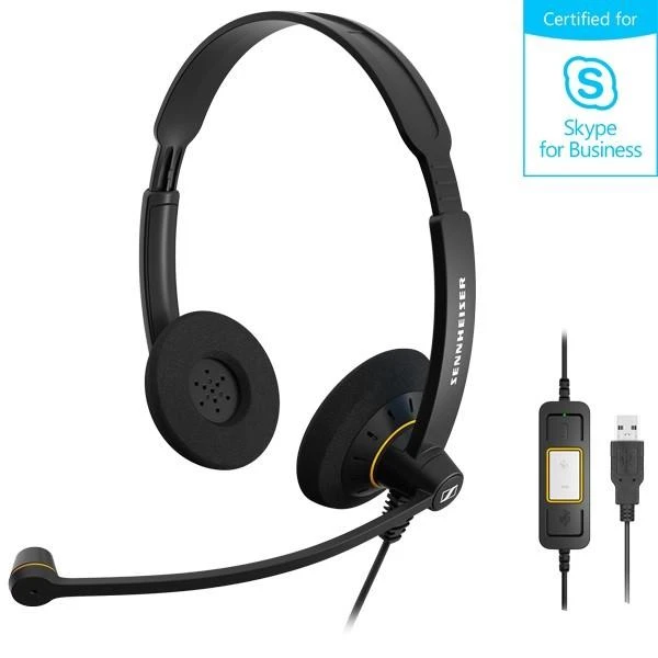 Sennheiser Epos SC 60 USB ML ausinės su valdikliu