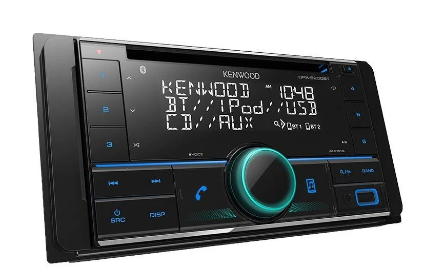 Automagnetola Kenwood DPX-5200BT 2-DIN USB/CD MP3 radijas su AUX