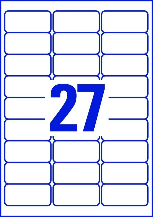 Plomby Avery Zweckform A4 63,5 x 29,6 mm