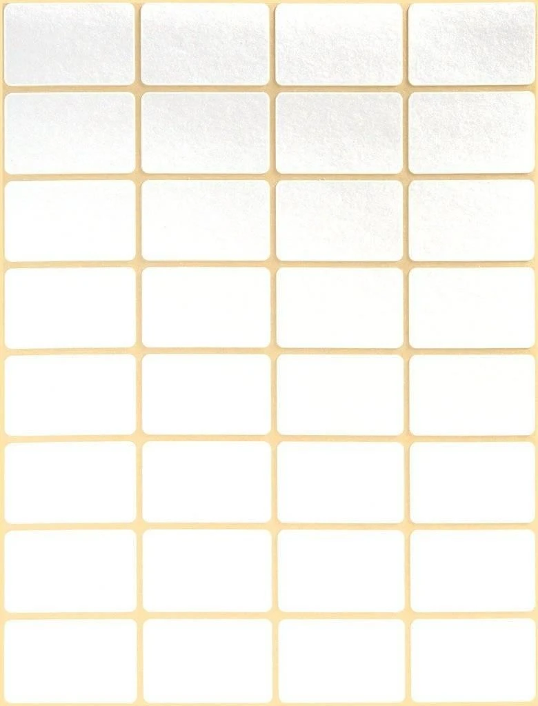 Avery Mini lapinės etiketės rašymui ranka, 29 x 18mm, balta, 960 vnt