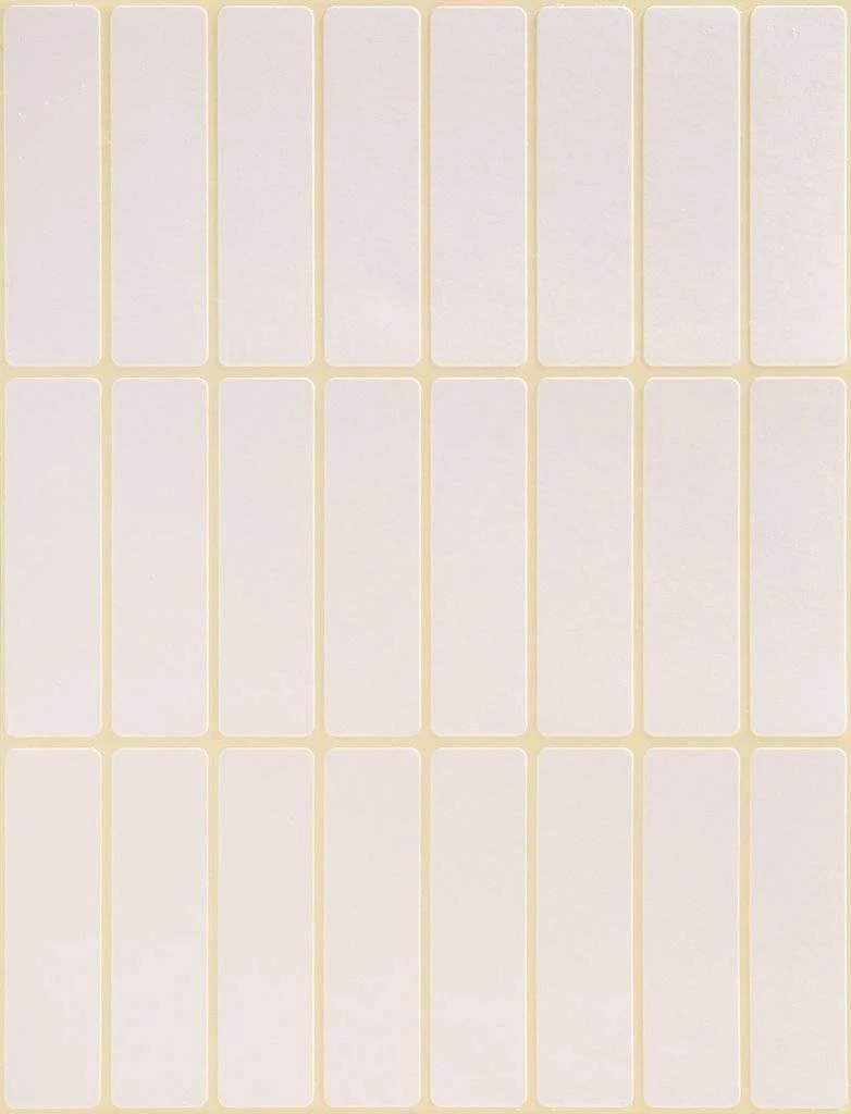 Avery Mini lapinės etiketės rašymui ranka, 50 x 14 mm, balta, 672 vnt.