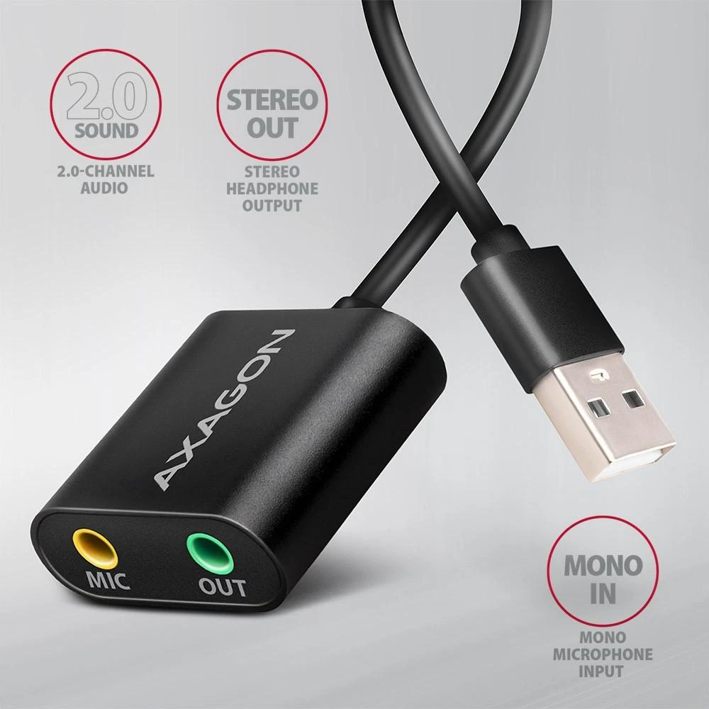 AXAGON | ADA-12 USB – kabelio garso adapteris