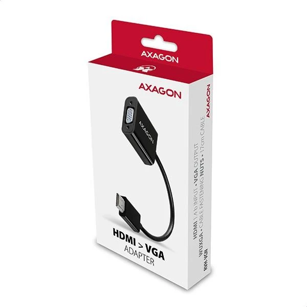 AXAGON RVH-VGN, HDMI -> VGA mažinimas / adapteris, FullHD