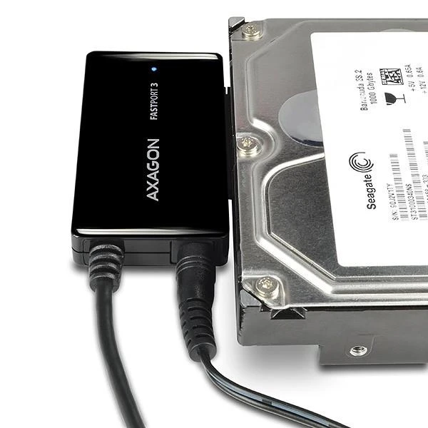 AXAGON ADSA-FP3 USB3.0 – SATA 6G HDD FASTPort3 adapteris, įsk. AC