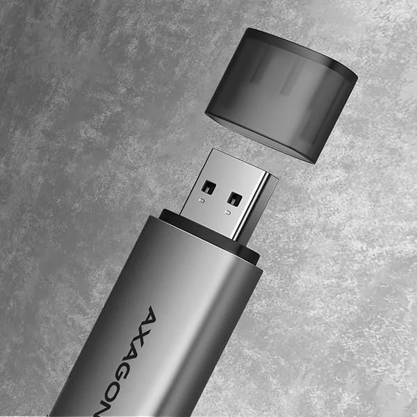 AXAGON CRE-SAC išorinis USB 3.2 Gen1 Type-C+Type-A 2 lizdų SD / Micro SD