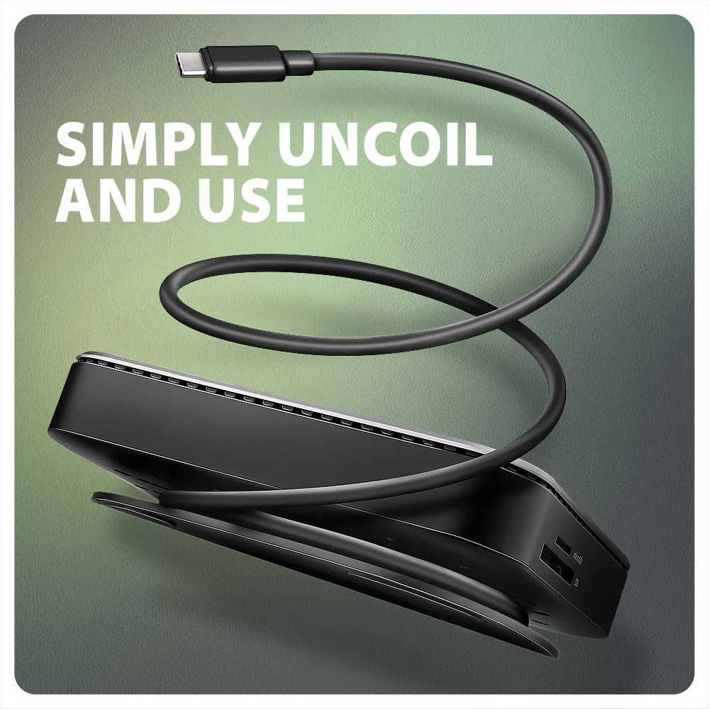AXAGON HMC-UFO USB 10Gbps šakotuvas, 2x USB-A, USB-C, HDMI 4k/60, RJ-45, M.2, SD/mSD, garso jungtis, PD