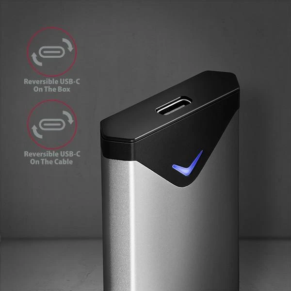 Dėklas SSD diskui Axagon USB-C 3.2 M.2 NVMe