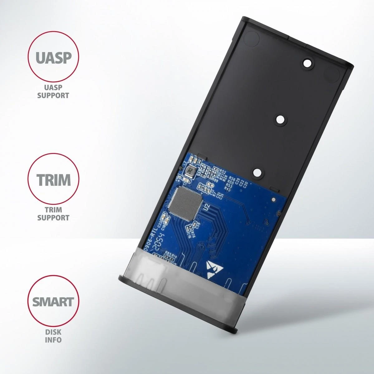 AXAGON išorinė USB-C 3.2 Gen 2 metalinė dėžutė M.2 NVMe ir SATA SSD diskams | EEM2-SG2