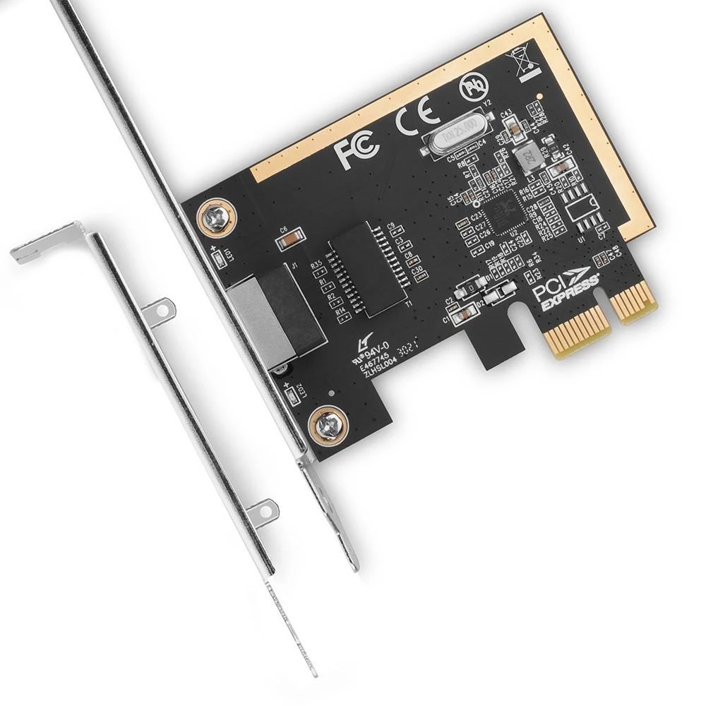 AXAGON Gigabit Ethernet PCI-Express tinklo plokštė su patikrinta Realtek mikroschemų rinkinio versija | PCEE-GRF