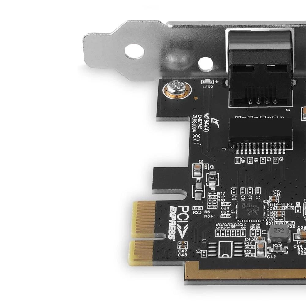 AXAGON Gigabit Ethernet PCI-Express tinklo plokštė su patikrinta Realtek mikroschemų rinkinio versija | PCEE-GRF