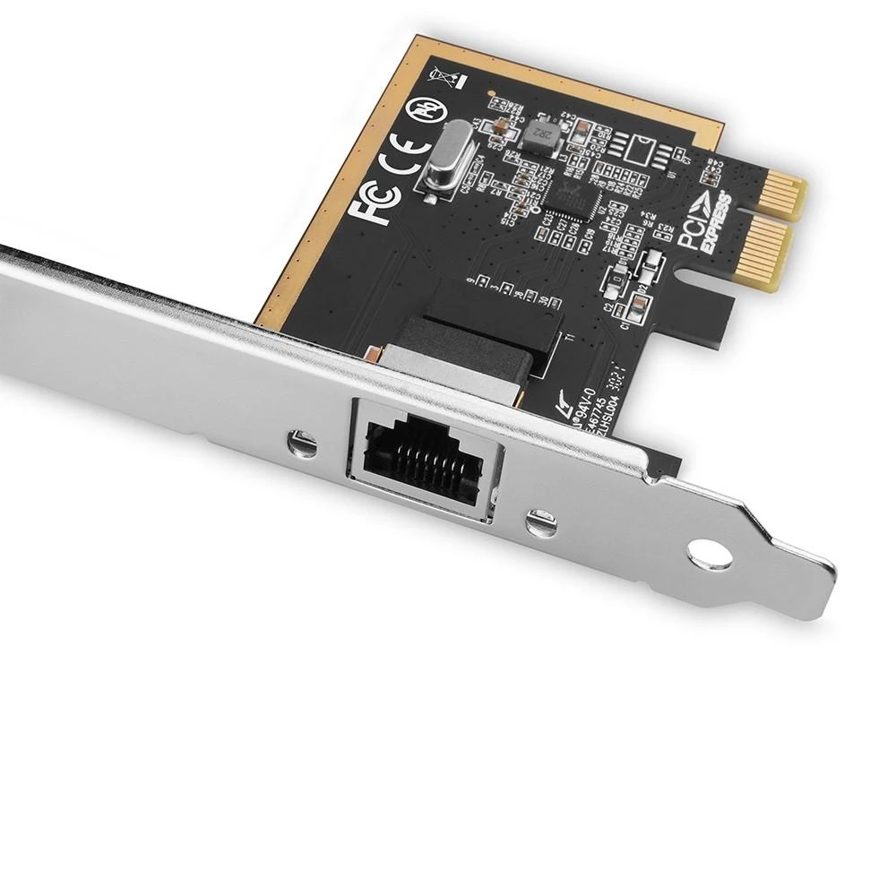 AXAGON Gigabit Ethernet PCI-Express tinklo plokštė su patikrinta Realtek mikroschemų rinkinio versija | PCEE-GRF