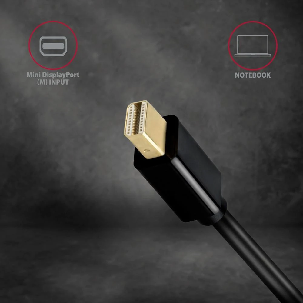 Axagon RVDM-HI14N Mini DisplayPort jungtis