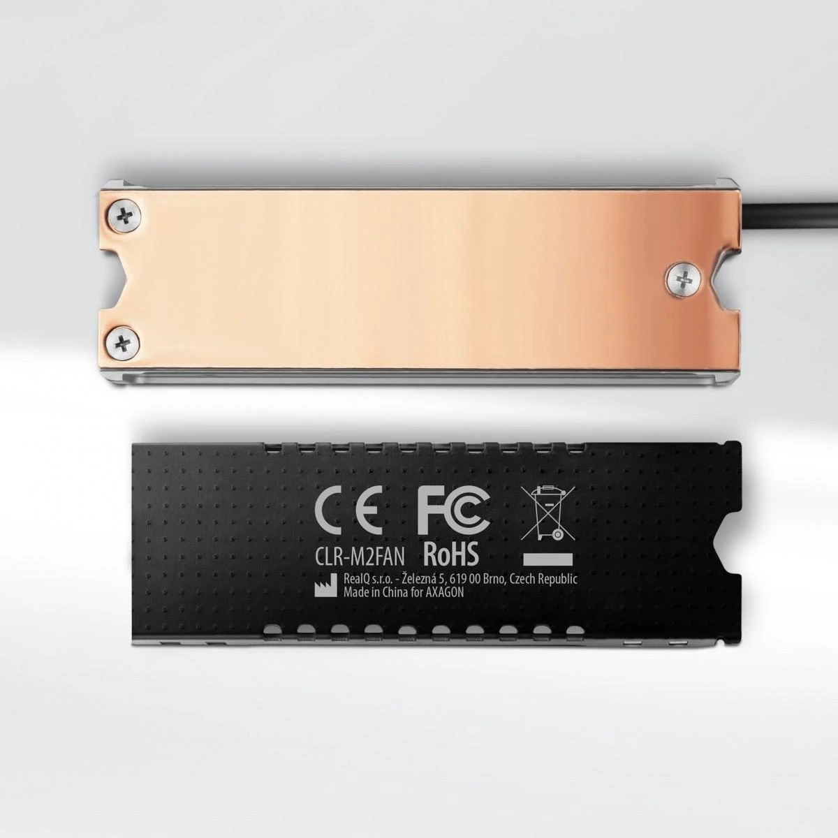 „AXAGON CLR-M2FAN“ aušintuvas M.2 2280 SSD diskui