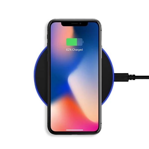 AXAGON WDC-P10T belaidžio įkrovimo stotelė su greito įkrovimo funkcija, Qi 5 / 7.5 / 10W, mikro USB