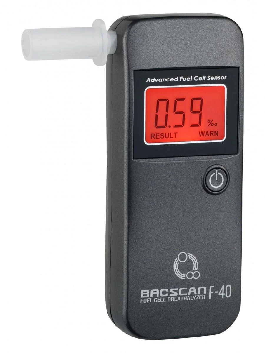 Alkotesteris BACSCAN F-40 su įjungtu ekranu