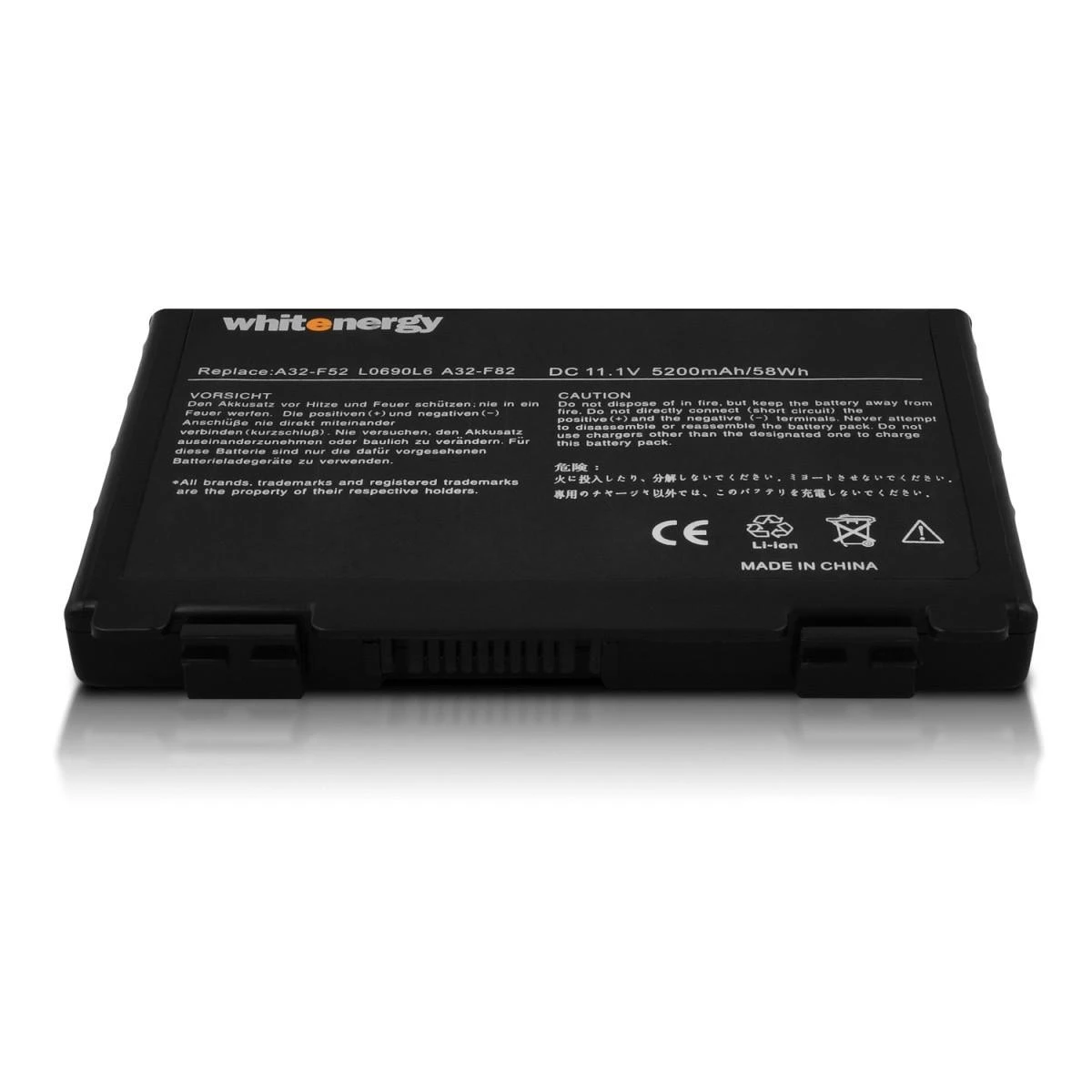 WHITENERGY 03289 Whitenergy Premium Baterija Asus A32-F52 11.1V Li-Ion 5200mAh