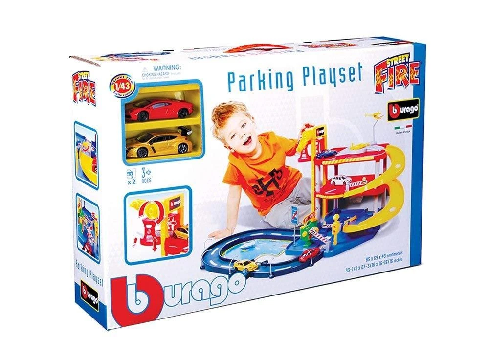 Bburago STREET FIRE PARKIMISE MÄNGUKOMPLEKT
