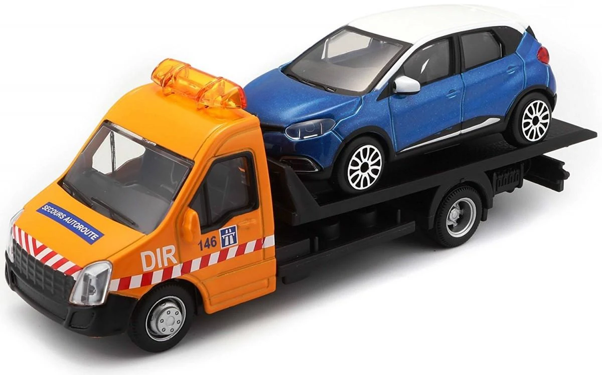 BBURAGO 1/43 Street Fire vilkikas Platforminis transportas, assort., 18-31400