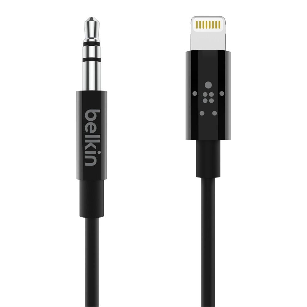Belkin Lightning iki 3,5 mm kabelis AV10172bt03-BLK Juodas