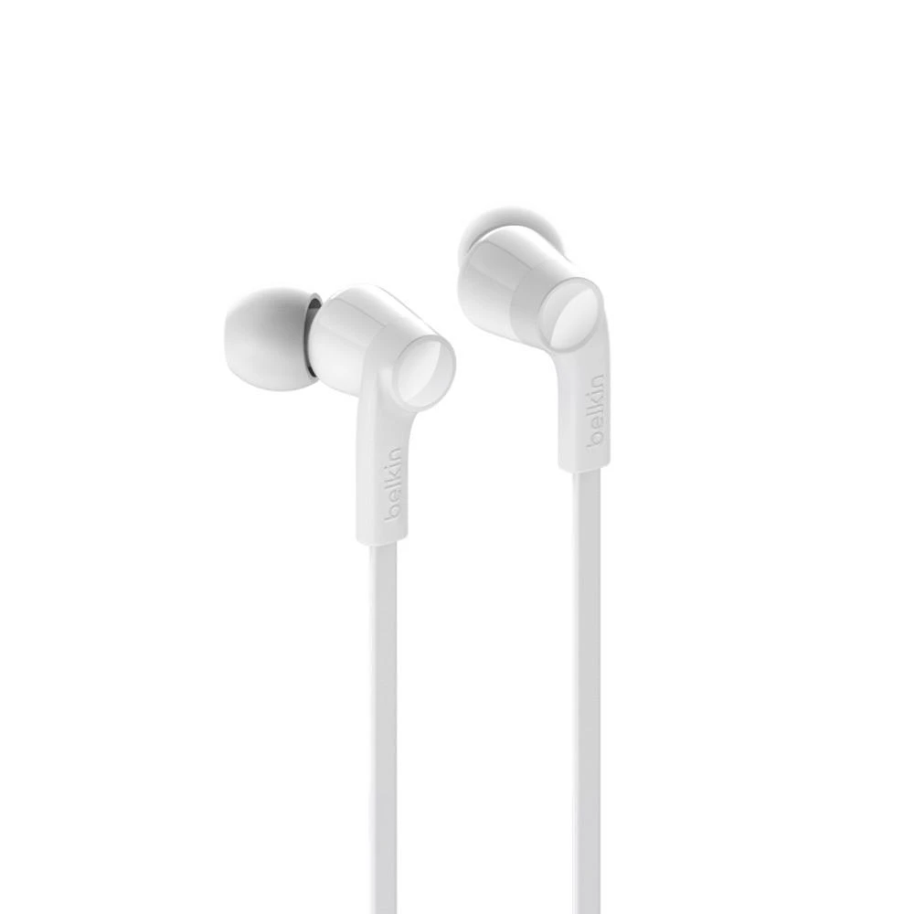 Belkin SOUNDFORM baltos USB-C ausinės profiliu