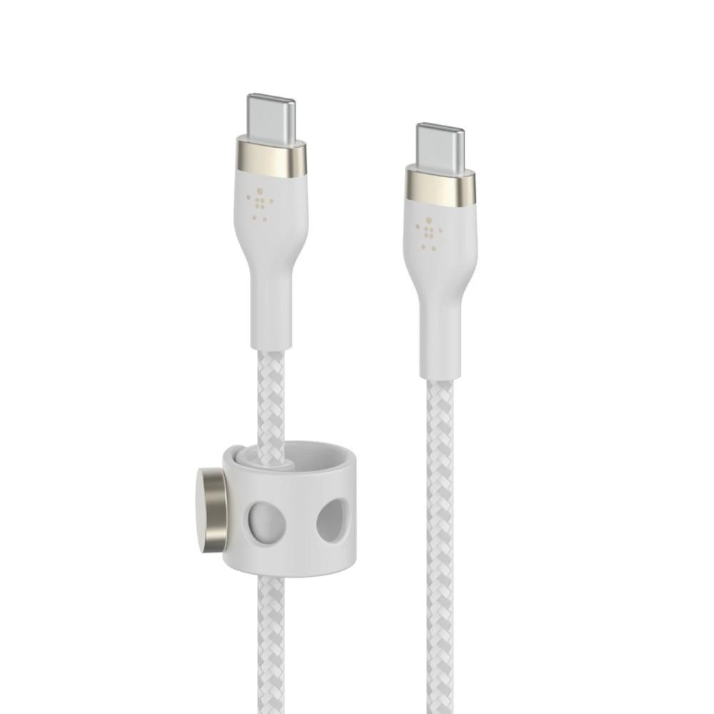 Belkin CAB011bt2MWH BOOST CHARGE™ USB-C į USB-C 2.0 silikonu pintas 2 m Balta