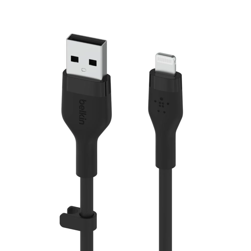Belkin Flex Lightning/USB-A 1m MFI sertifikatas, juodas CAA008bt1MBK