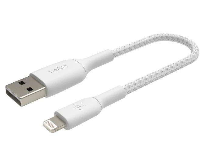 Belkin CAA002bt0MWH BOOST CHARGE™ Lightning įkroviklis su USB-A laidu, 0,15 m, baltas