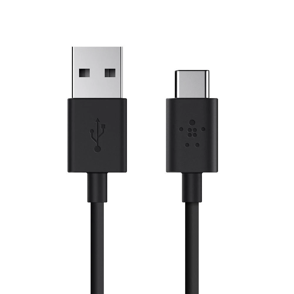 Belkin USB-C/USB-A kabelis 3m PVC, juodas CAB001bt3MBK