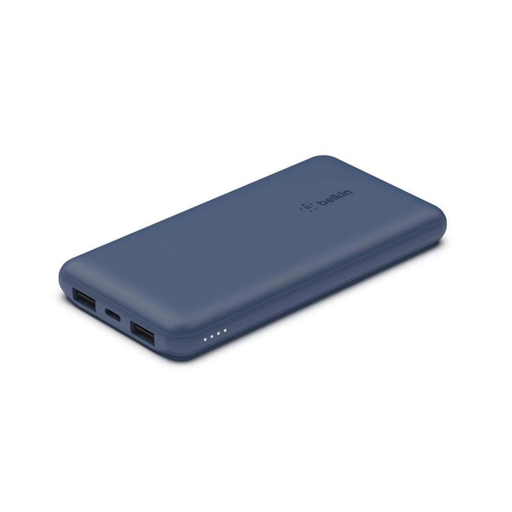 Belkin PowerBank 10 000 mAh USB A ir C 15 W mėlyna, modelis 011, žema
