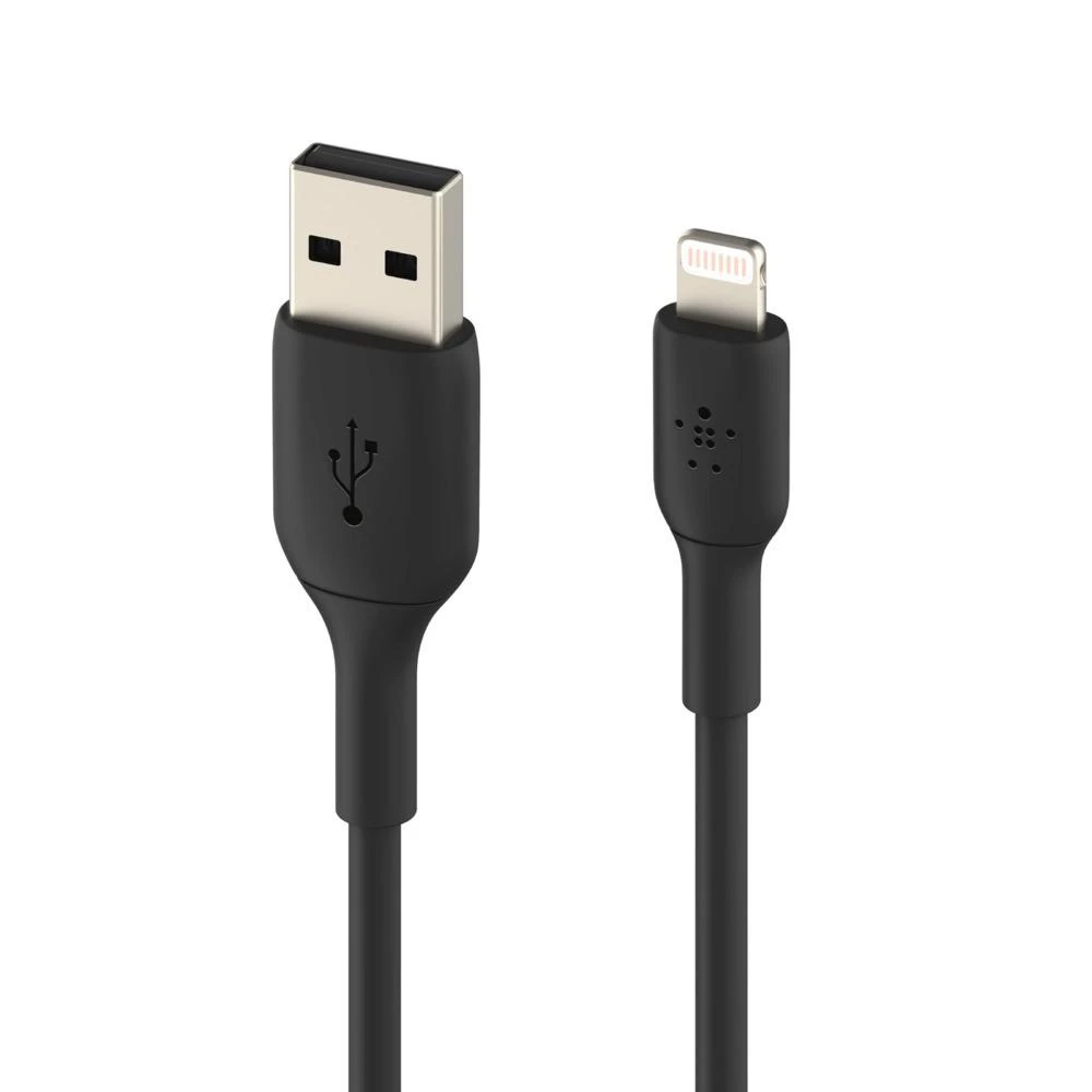 BELKIN BOOST CHARGE LIGHTNING TO USB-A CABLE, 2M, Juodas