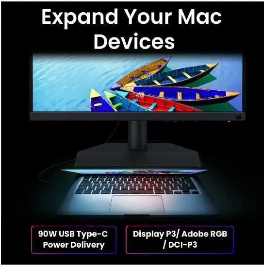 Monitorius BENQ SW242Q 24.1" WQXGA IPS HDMI/DP/USB-C 90W