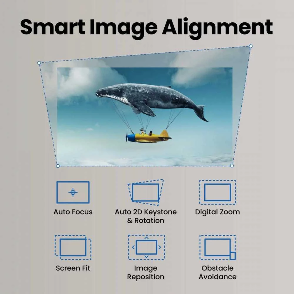 BENQ GP520 2600ANSI LED 4K DLP PORTABLE Projektorius
