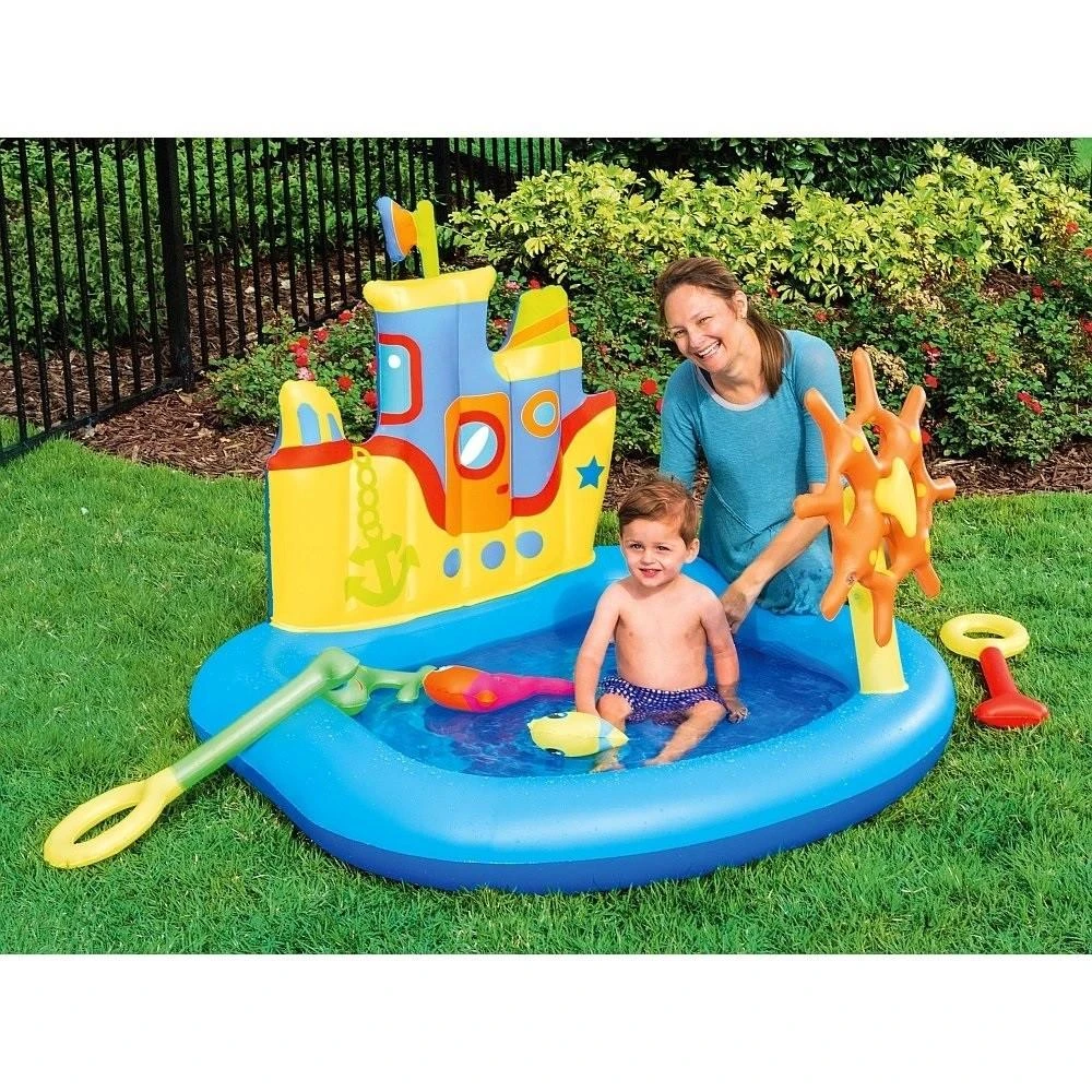 BESTWAY pripučiamas baseinas laivas 140cm x 130cm x 104cm, 52211