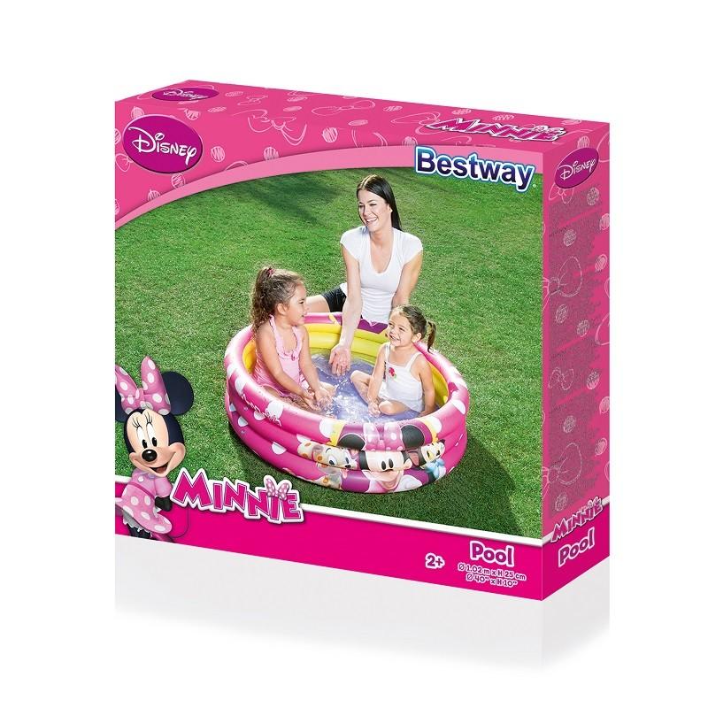 Bestway pripučiamas baseinas Minnie 102 x 25 cm