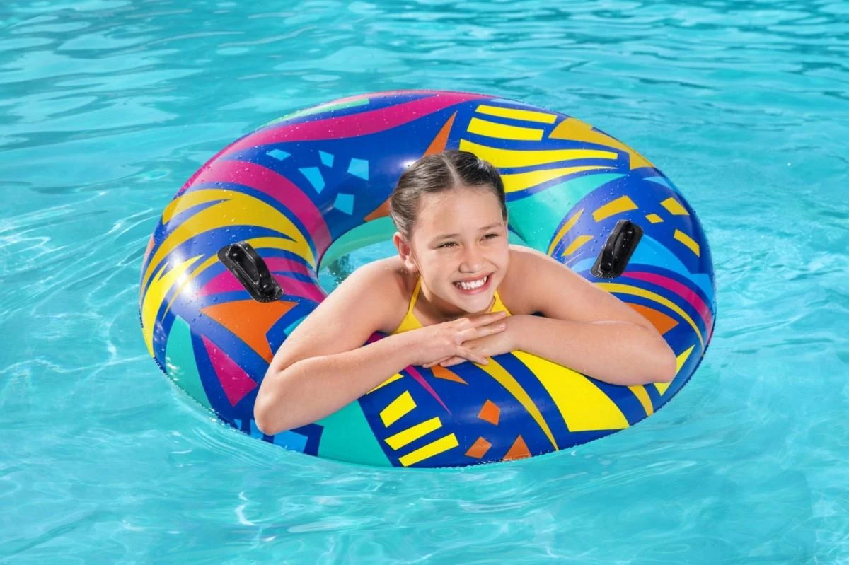 Bestway Pripučiamas plaukimo žiedas GEOMETRIC 107 cm 12+ 36228