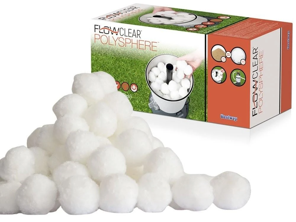 Bestway Flowclear Kamuoliukai filtravimui, polisferos, 500g, 58475