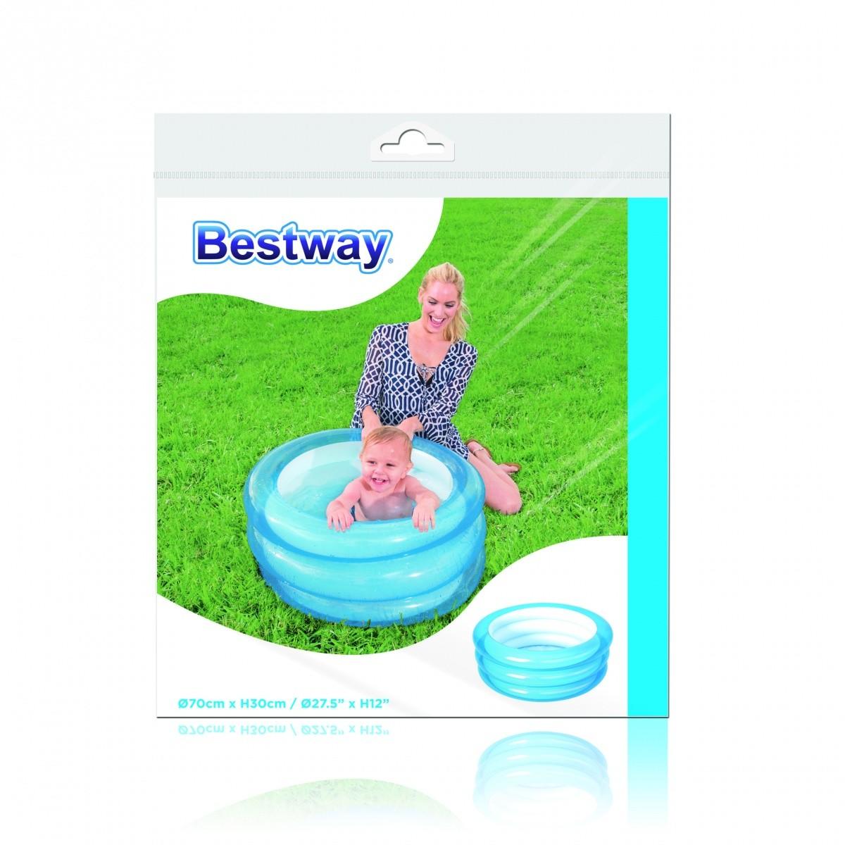 Pripučiamas baseinas Bestway 51033 rožinis