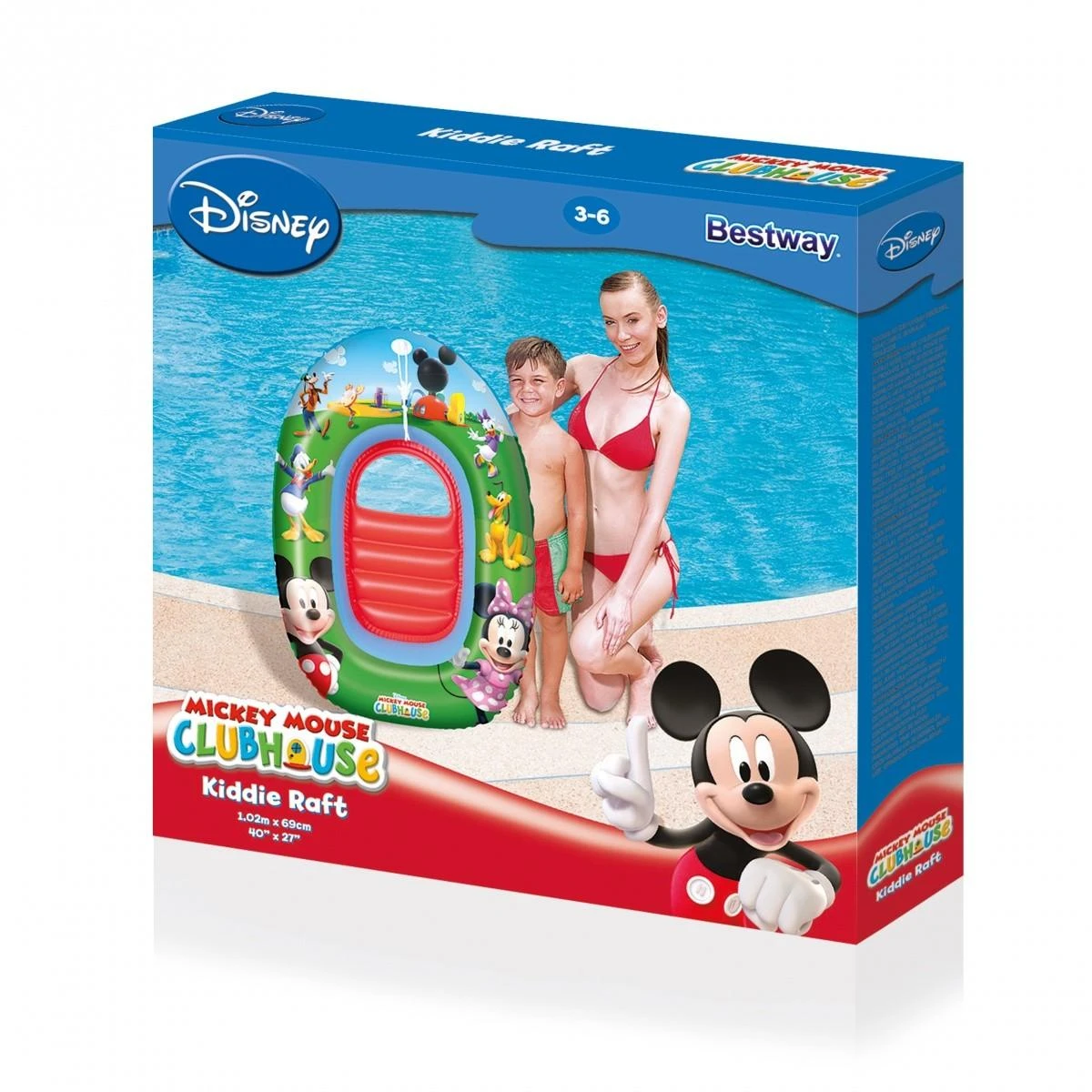 Bestway Pontonik Minnie&Miki 102x69 cm (91003)