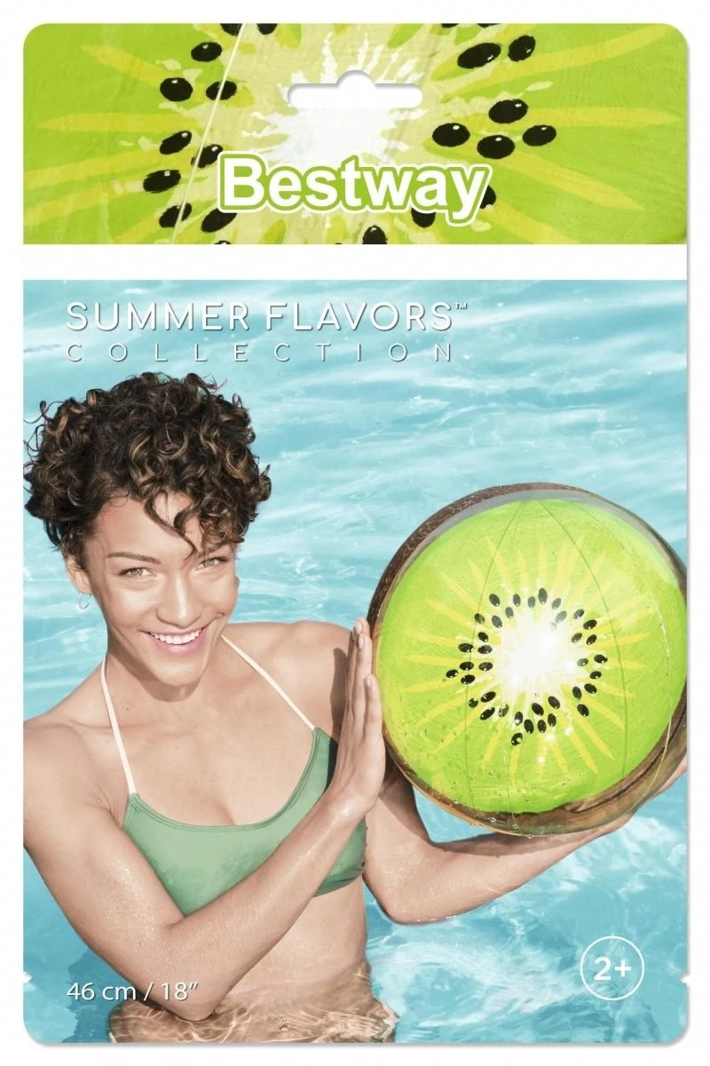 BESTWAY paplūdimio kamuolys Fruit 46cm, assort., 31042