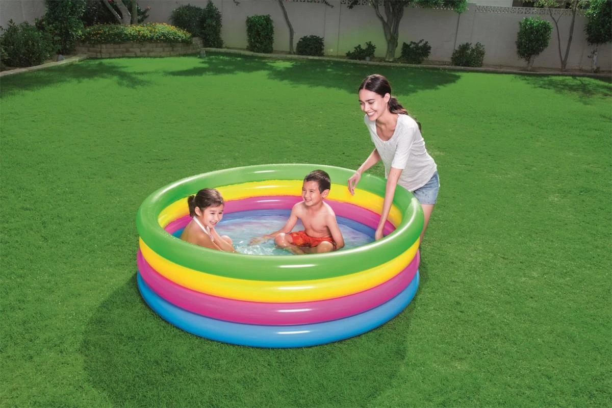 Pripučiamas baseinas Bestway Rainbow 157 cm x 46 cm, 51117