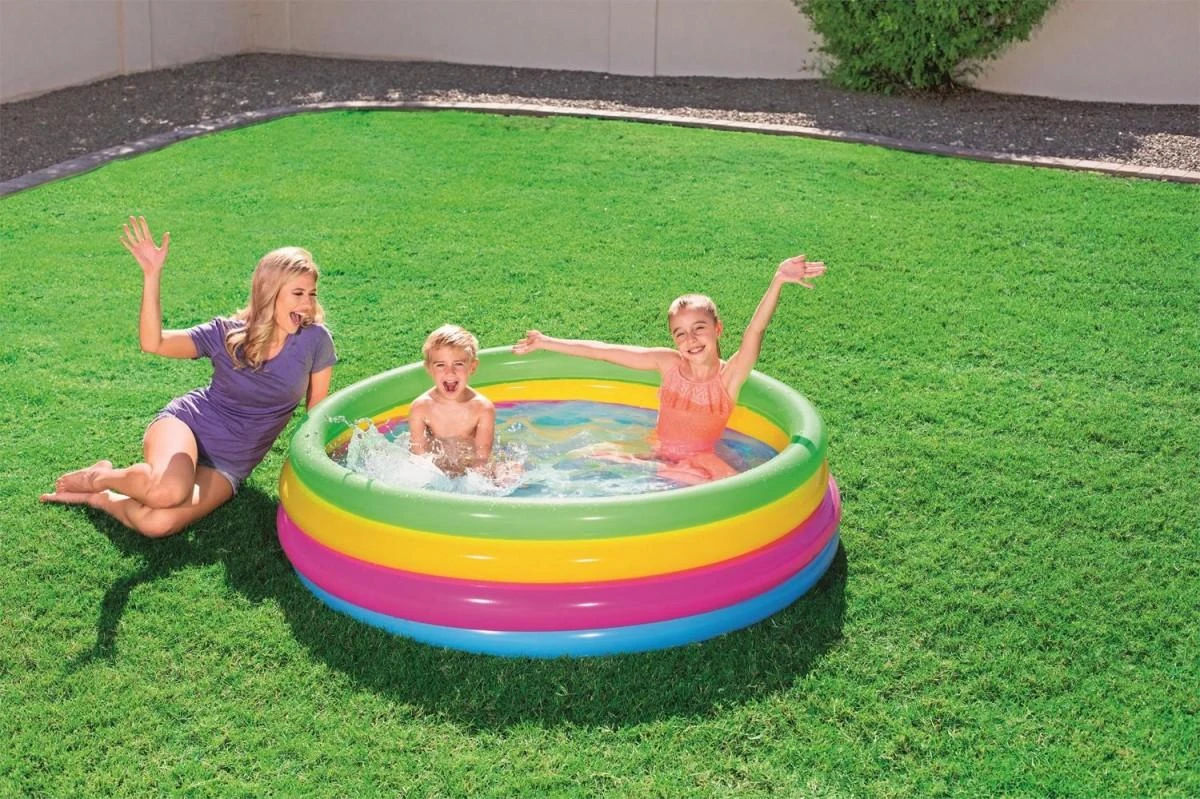 Pripučiamas baseinas Bestway Rainbow 157 cm x 46 cm, 51117