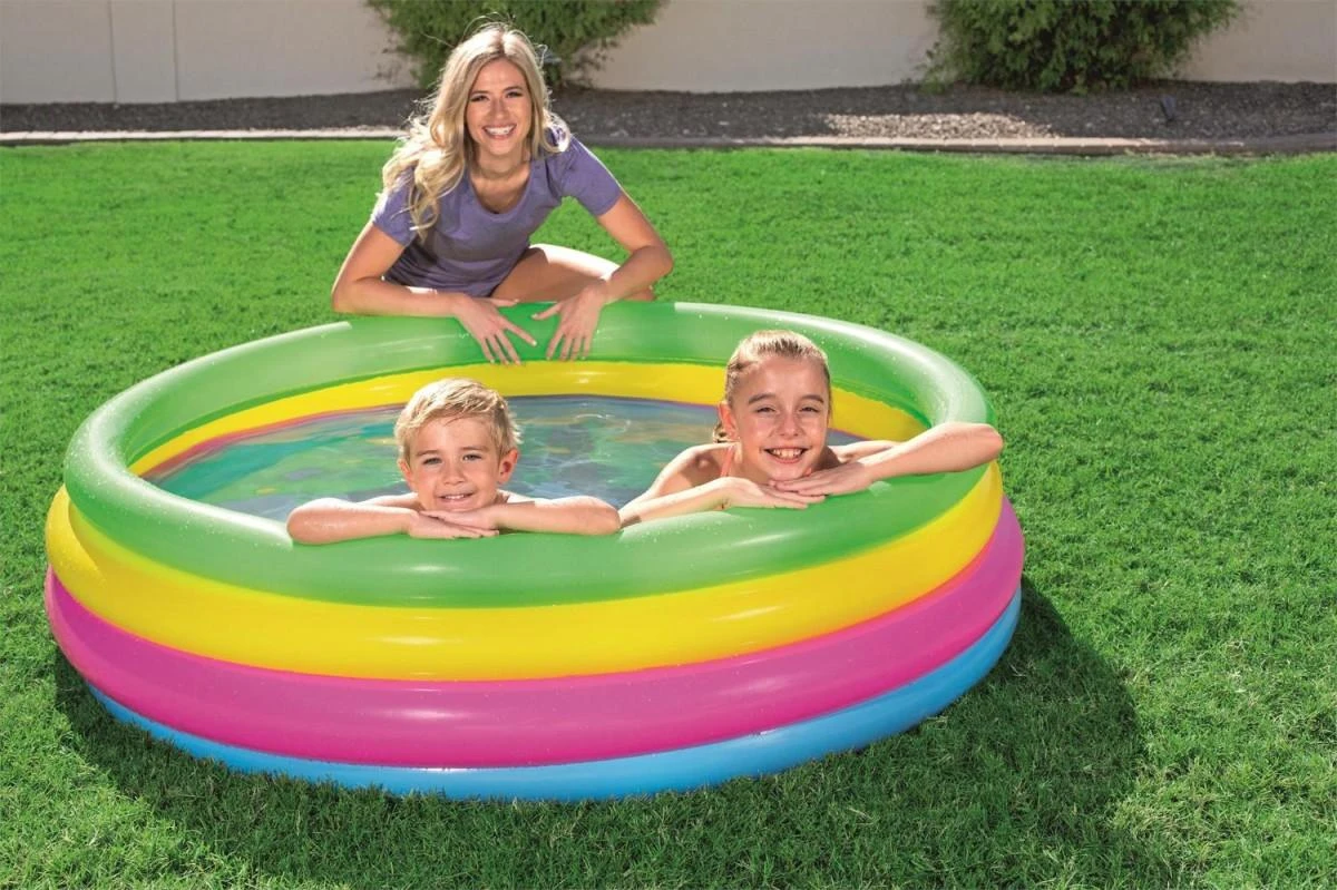 Pripučiamas baseinas Bestway Rainbow 157 cm x 46 cm, 51117