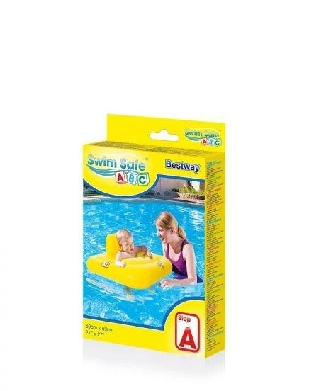 BESTWAY pripučiamas plaukimo ratas - sėdynė kūdikiui Swim Safe A 76cm, 32050